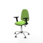 Office Chair Piqueras y Crespo Aýna AS bali pistacho brazos 2D base cromada topes Pistachio