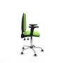 Office Chair Piqueras y Crespo Aýna AS bali pistacho brazos 2D base cromada topes Pistachio