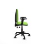 Office Chair Piqueras y Crespo Aýna AS bali pistacho brazos 2D base poliamida ruedas autofrenantes 50mm Pistachio