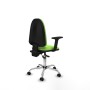 Office Chair Piqueras y Crespo Aýna AS bali pistacho brazos 2D base cromada ruedas autofrenantes 50mm Pistachio