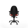 Office Chair Piqueras y Crespo Aýna AS bali naranja oscuro brazos 2D base poliamida topes Dark Orange