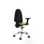 Office Chair Piqueras y Crespo Aýna AS bali pistacho brazos 2D base cromada ruedas nailon 50mm Pistachio