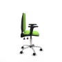 Office Chair Piqueras y Crespo Aýna AS bali pistacho brazos 2D base cromada ruedas nailon 50mm Pistachio