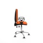 Office Chair Piqueras y Crespo Aýna AS bali naranja brazos fijos base cromada topes Orange