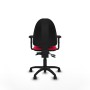 Office Chair Piqueras y Crespo Aýna AS bali rojo brazos 2D base poliamida ruedas nailon 50mm Red