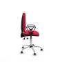 Office Chair Piqueras y Crespo Aýna AS bali rojo brazos fijos base cromada topes Red
