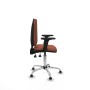 Office Chair Piqueras y Crespo Aýna AS bali marrón brazos 2D Brown