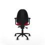 Office Chair Piqueras y Crespo Aýna AS bali rojo brazos 2D base poliamida ruedas autofrenantes 50mm Red