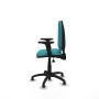 Office Chair Piqueras y Crespo Aýna AS bali turquesa brazos 2D base poliamida topes Turquoise