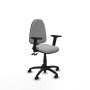 Office Chair Piqueras y Crespo Aýna AS bali gris claro brazos 2D base poliamida ruedas autofrenantes 50mm Light grey