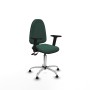 Office Chair Piqueras y Crespo Aýna AS bali verde botella brazos 2D base cromada topes Green