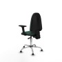 Office Chair Piqueras y Crespo Aýna AS bali verde botella brazos 2D base cromada topes Green