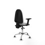 Office Chair Piqueras y Crespo Aýna AS bali gris claro brazos 2D base cromada topes Light grey