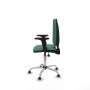 Office Chair Piqueras y Crespo Aýna AS bali verde esmeralda brazos 2D base cromada topes Emerald Green