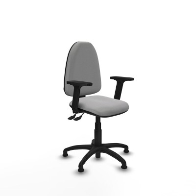 Office Chair Piqueras y Crespo Aýna AS bali gris claro brazos 2D base poliamida topes Light grey