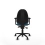 Office Chair Piqueras y Crespo Aýna AS bali verde petroleo brazos 2D base poliamida ruedas autofrenantes 50mm Petroleum green