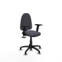Office Chair Piqueras y Crespo Aýna AS bali gris oscuro brazos 2D base poliamida topes Dark grey