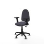 Office Chair Piqueras y Crespo Aýna AS bali gris oscuro brazos 2D base poliamida topes Dark grey