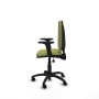 Office Chair Piqueras y Crespo Aýna AS bali verde oliva brazos 2D base poliamida ruedas nailon 50mm Green