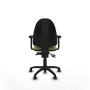 Office Chair Piqueras y Crespo Aýna AS bali verde oliva brazos 2D base poliamida ruedas nailon 50mm Green