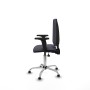 Office Chair Piqueras y Crespo Aýna AS bali gris oscuro brazos 2D base cromada topes Dark grey
