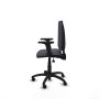 Office Chair Piqueras y Crespo Aýna AS bali gris oscuro brazos 2D base poliamida ruedas autofrenantes 50mm Dark grey
