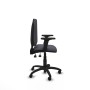 Office Chair Piqueras y Crespo Aýna AS bali gris oscuro brazos 2D base poliamida ruedas autofrenantes 50mm Dark grey