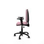Office Chair Piqueras y Crespo Aýna AS bali rosa brazos 2D base poliamida ruedas autofrenantes 50mm Pink