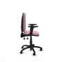 Office Chair Piqueras y Crespo Aýna AS bali rosa brazos 2D base poliamida ruedas autofrenantes 50mm Pink