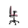 Office Chair Piqueras y Crespo Aýna AS bali rosa brazos 2D base poliamida ruedas nailon 50mm Pink