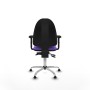 Office Chair Piqueras y Crespo Aýna AS bali lila brazos 2D base cromada topes Lilac
