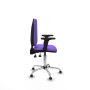 Office Chair Piqueras y Crespo Aýna AS bali lila brazos 2D base cromada topes Lilac