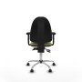 Office Chair Piqueras y Crespo Aýna AS bali verde oliva brazos 2D base cromada ruedas autofrenantes 50mm Green