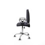 Office Chair Piqueras y Crespo Aýna AS bali gris oscuro brazos fijos base cromada topes Dark grey