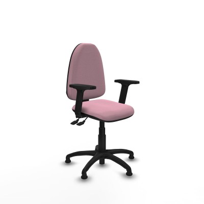 Office Chair Piqueras y Crespo Aýna AS bali rosa brazos 2D base poliamida topes Pink