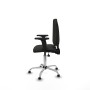 Office Chair Piqueras y Crespo Aýna AS bali negro brazos 2D base cromada topes Black