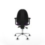 Office Chair Piqueras y Crespo Aýna AS bali morado brazos 2D base cromada topes Purple