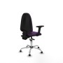 Office Chair Piqueras y Crespo Aýna AS bali morado brazos 2D base cromada topes Purple