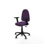 Office Chair Piqueras y Crespo Aýna AS bali morado brazos 2D base poliamida topes Purple