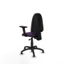 Office Chair Piqueras y Crespo Aýna AS bali morado brazos 2D base poliamida topes Purple