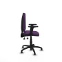 Office Chair Piqueras y Crespo Aýna AS bali morado brazos 2D base poliamida topes Purple