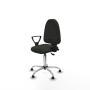 Office Chair Piqueras y Crespo Aýna AS bali negro brazos fijos base cromada topes Black
