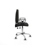 Office Chair Piqueras y Crespo Aýna AS bali negro brazos fijos base cromada topes Black