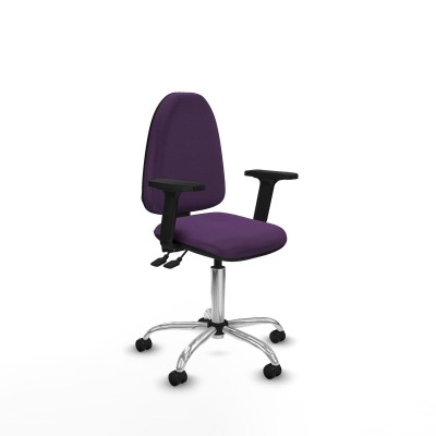 Office Chair Piqueras y Crespo Aýna AS bali morado brazos 2D Purple