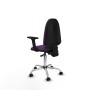Chaise de Bureau Piqueras y Crespo Aýna AS bali morado brazos 2D Violet