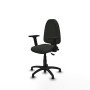 Office Chair Piqueras y Crespo Aýna AS bali negro brazos 2D base poliamida topes Black