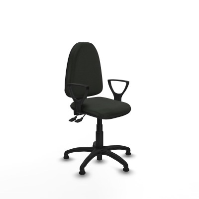 Office Chair Piqueras y Crespo Aýna AS bali negro brazos fijos base poliamida topes Black