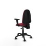 Office Chair Piqueras y Crespo Aýna AS bali granate brazos 2D base poliamida ruedas autofrenantes 50mm Maroon