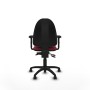 Office Chair Piqueras y Crespo Aýna AS bali granate brazos 2D base poliamida ruedas autofrenantes 50mm Maroon