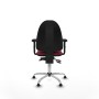 Office Chair Piqueras y Crespo Aýna AS bali granate brazos 2D base cromada topes Maroon